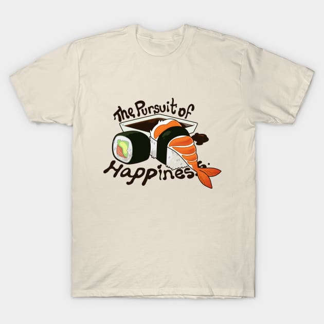 Sushi Pursuit T-Shirt by imprintinginc